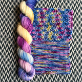 DEW JEWELS -- Half-Skein -- Times Square sock yarn -- ready to ship