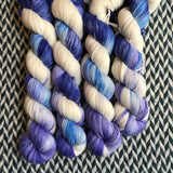 ENCHANTED STATE -- Half-Skein -- Broadway sparkle sock yarn -- ready to ship
