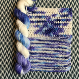 ENCHANTED STATE -- Half-Skein -- Broadway sparkle sock yarn -- ready to ship
