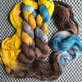 TIGER'S EYE SHARK -- dyed to order -- choose your yarn base