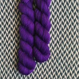 GRAPE JUICE -- Half-Skein -- Times Square sock yarn --ready to ship