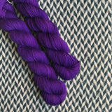 GRAPE JUICE -- Half-Skein -- Times Square sock yarn --ready to ship