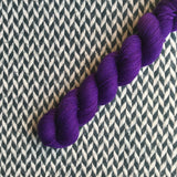 GRAPE JUICE -- Half-Skein -- Times Square sock yarn --ready to ship