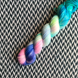 HIPPOCAMPUS -- Half-Skein -- Broadway sparkle sock yarn -- ready to ship