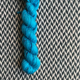 OCEAN FLOWER -- Half-Skein -- Broadway sparkle sock yarn -- ready to ship