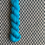 OCEAN FLOWER -- Half-Skein -- Times Square sock yarn -- ready to ship