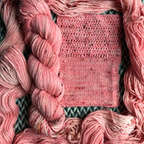 STRAWBERRY PATCH -- Tribeca Sparkle DK yarn -- ready to ship