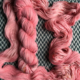 STRAWBERRY PATCH -- Tribeca Sparkle DK yarn -- ready to ship