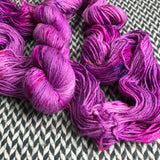 BUBBLEGUM DANCE --  Brooklyn Bridge worsted merino yarn -- ready to ship