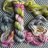 HOW DOES YOUR GARDEN GROW? -- Wave Hill zebra fingering yarn -- ready to ship