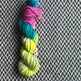 ANDROIDS DREAM -- Wave Hill zebra fingering yarn -- ready to ship