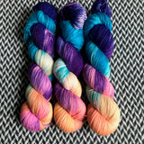JELLYWISH -- Broadway sparkle sock yarn -- ready to ship