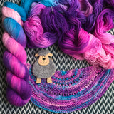 ELECTRIC SHEEP -- Times Square sock yarn -- ready to ship