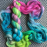 FISHBOWL PALACE -- Wave Hill zebra fingering yarn -- ready to ship