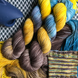 TIGER'S EYE SHARK -- dyed to order -- choose your yarn base