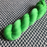 LIME SQUEEZE -- dyed to order -- choose your yarn base