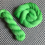 LIME SQUEEZE -- dyed to order -- choose your yarn base