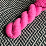 HIGHLIGHTER PINK -- Flushing Meadows bulky yarn -- ready to ship