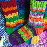 *Friendship and Fun Socks Pattern -- digital download