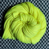 HIGHLIGHTER YELLOW -- Flushing Meadows bulky weight yarn -- ready to ship