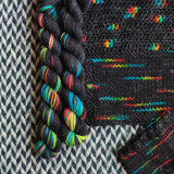 Comet Tail -- mini-skein -- Broadway sparkle sock yarn-- ready to ship
