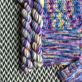 Dew Jewels -- mini-skein -- Times Square sock yarn -- ready to ship