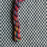 Dusk Rainbow -- mini-skein -- Broadway sparkle sock yarn-- ready to ship