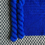 Ultramarine -- mini-skein -- Harlem sock yarn -- ready to ship