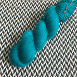 TEAL OWL -- Harlem merino/nylon sock yarn