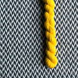 Golden Sun -- mini-skein -- Times Square sock yarn -- ready to ship