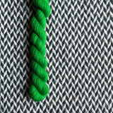 Green Broadbill -- mini-skein -- Times Square sock yarn -- ready to ship