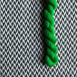 Green Broadbill -- mini-skein -- Times Square sock yarn -- ready to ship