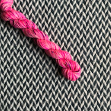 I'm a Barbie Girl -- mini-skein -- Times Square sock yarn -- ready to ship