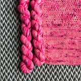 I'm a Barbie Girl -- mini-skein -- Times Square sock yarn -- ready to ship