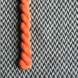 Kumquat -- mini-skein -- Times Square sock yarn -- ready to ship