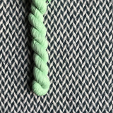 Pale Green -- mini-skein -- Times Square sock yarn-- ready to ship