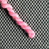 Pink Swirl -- mini-skein -- Times Square sock yarn -- ready to ship