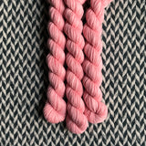 Pretty in Pink -- mini-skein -- Times Square sock yarn -- ready to ship