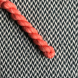 Salmon -- mini-skein -- Times Square sock yarn -- ready to ship
