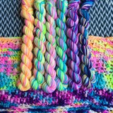 *Glow Party Cowl Crochet Pattern -- digital download (sock and DK weight)