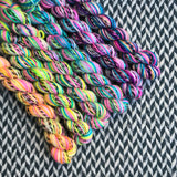 Flocking to Paradise *6 Mini-Skein Set* -- Wave Hill zebra fingering yarn -- ready to ship