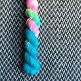 FISHBOWL PALACE -- Half-Skein -- Times Square sock yarn -- ready to ship