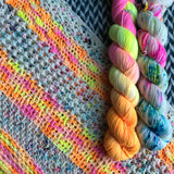 *Glow Party Cowl Crochet Pattern -- digital download (sock and DK weight)
