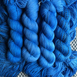 BLUE OF MY OBLIVION -- dyed to order -- choose your yarn base
