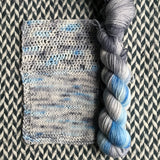 SHADOWBOXER BABY -- Half-Skein -- Broadway sparkle sock yarn -- ready to ship