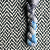 SHADOWBOXER BABY -- Half-Skein -- Broadway sparkle sock yarn -- ready to ship