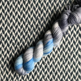 SHADOWBOXER BABY -- Half-Skein -- Broadway sparkle sock yarn -- ready to ship