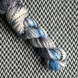 SHADOWBOXER BABY -- Wave Hill zebra fingering yarn -- ready to ship