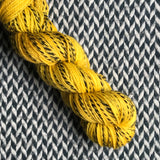 SLOW LIKE HONEY -- Wave Hill zebra fingering yarn -- ready to ship