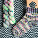 HOP SCOTCH -- Half-Skein -- Times Square sock yarn -- ready to ship